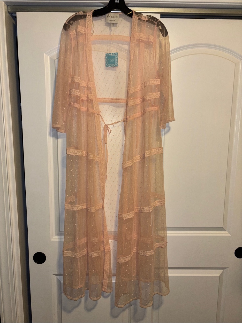 Hayden Robe/ Kimono lace Pink Size Small/Medium